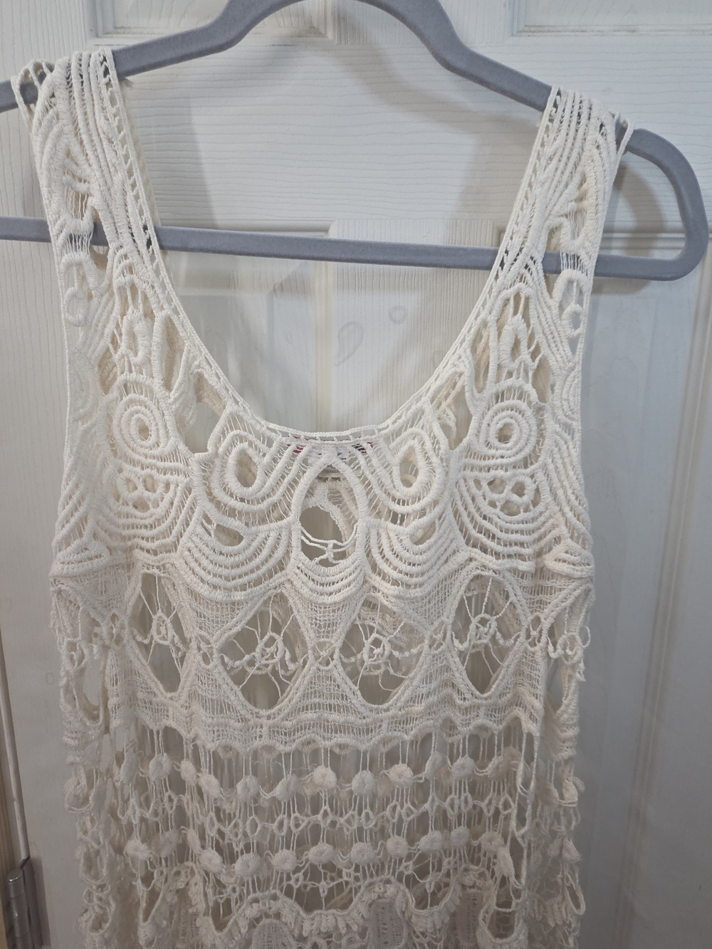 Boho Crochet Fringe Festival knit top #0184 - Picture 3 of 8